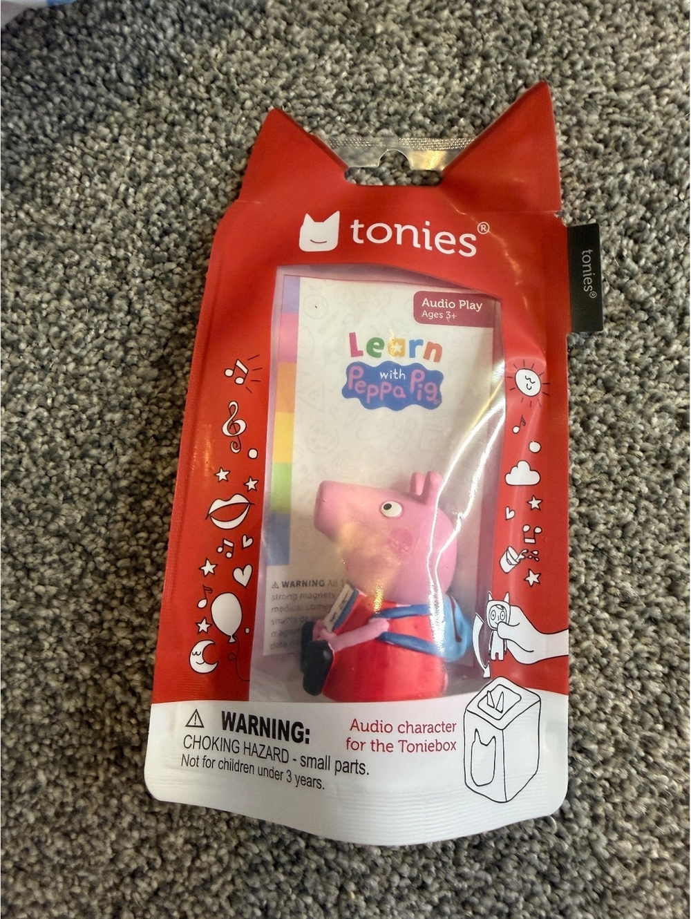 Tonies Learn with Peppa Pig Audio Play Character for Toniebox